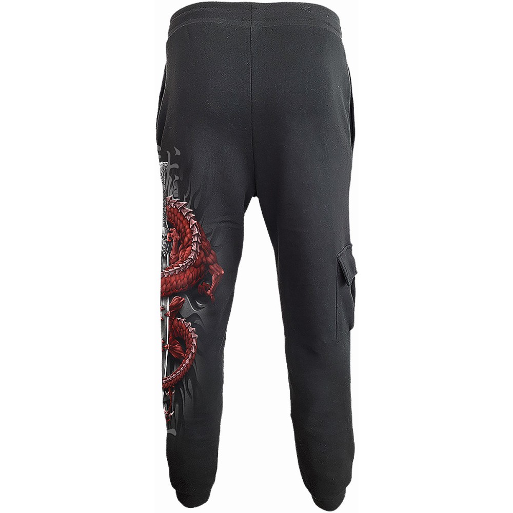 Spiral - ORIENTAL DRAGON Mens jogging pants - Black